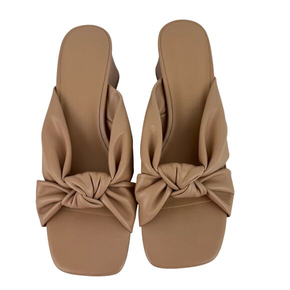 ANNE KLEIN IFLEX GARTH SLIP ON WEDGE SANDALS IN TAN NWOB WOMEN'S‎ SIZE 8M - Picture 2 of 11